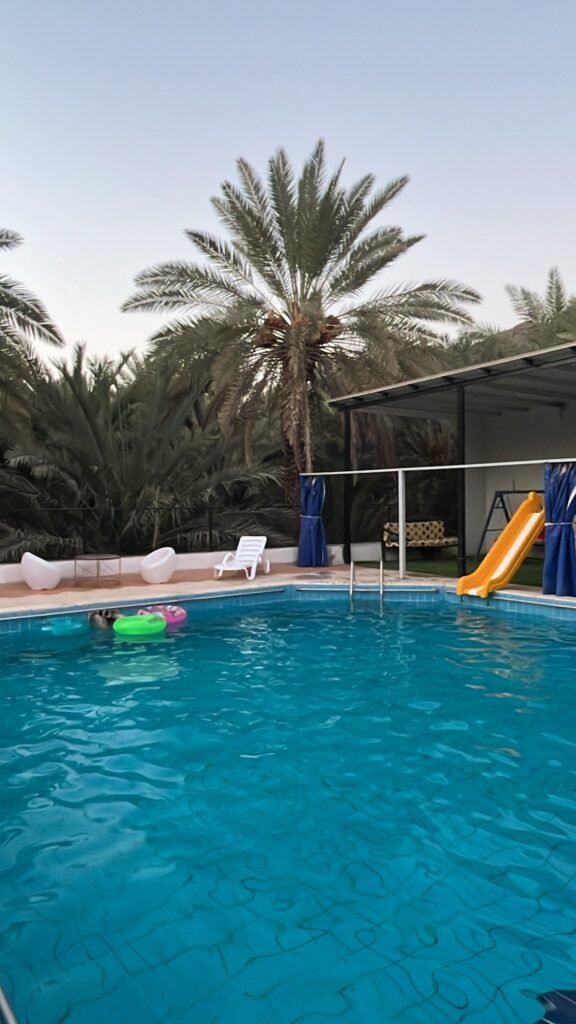 استراحه قمره العيون سلطانة شاليهات واستراحات السعودية